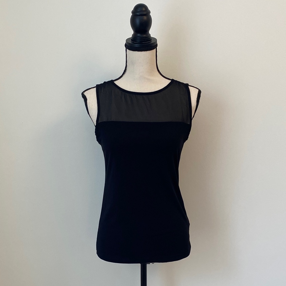 Elegant Black Sleeveless Top